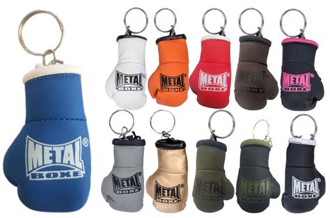 Mini glove keyring Metal Boxe 